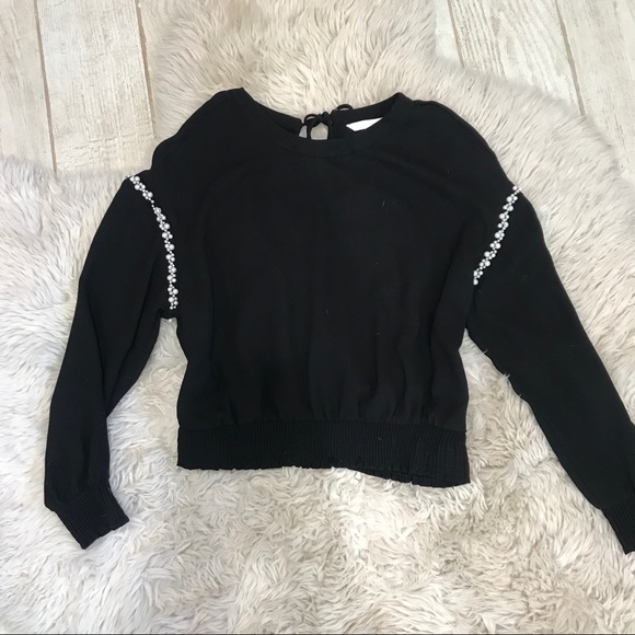 Embellished pearl Zara top - Picture 1 of 7